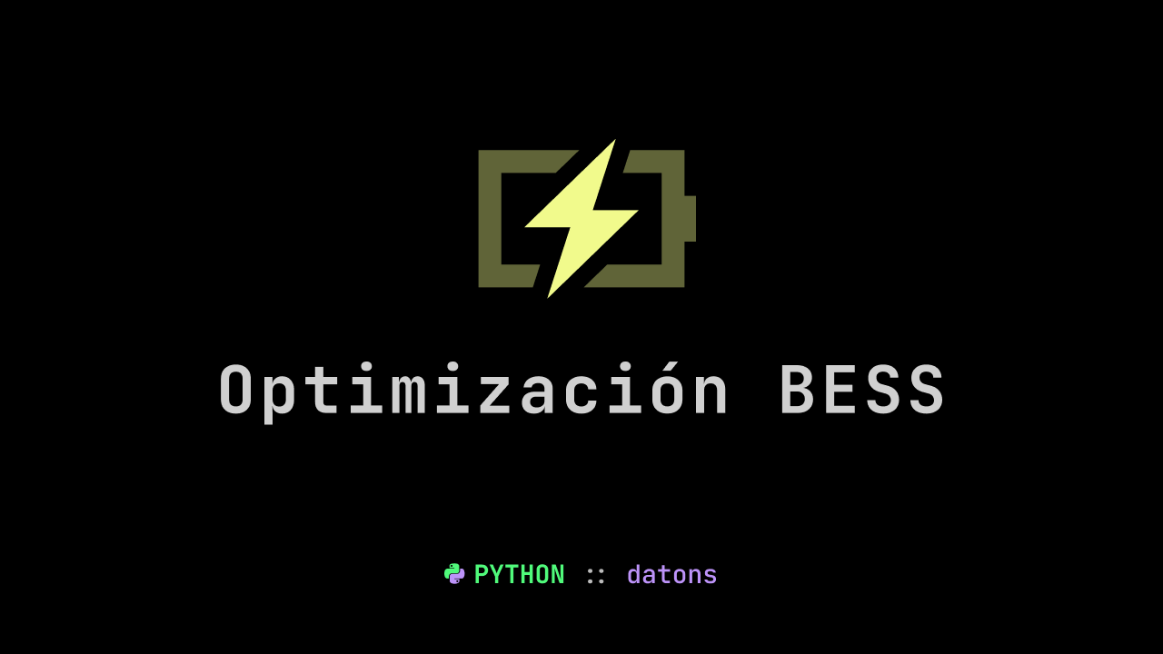 Battery Optimization (BESS) in OMIE Energy Markets